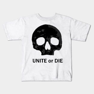 Unite or Die Dark Kids T-Shirt